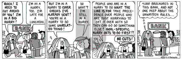 Cathy Classics on Friday September 19, 1997 Comic Strip