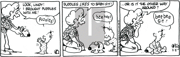 Luann on Wednesday August 8, 1990 Comic Strip