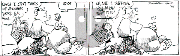 The Grizzwells on Saturday January 17, 2004 Comic Strip