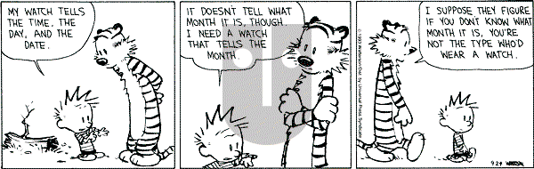 Calvin and Hobbes - Friday September 24, 1993 Comic Strip
