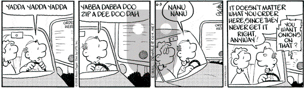 Drabble on Tuesday June 3, 2008 Comic Strip