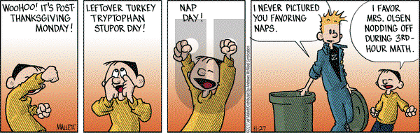Frazz on Monday November 27, 2017 Comic Strip