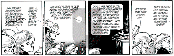 Doonesbury on Saturday February 8, 1992 Comic Strip