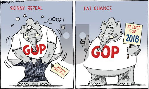 Robert Ariail on Sunday July 30, 2017 Comic Strip