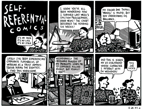 Ted Rall on Saturday August 30, 1997 Comic Strip