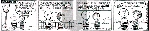 Peanuts on Thursday July 30, 1959 Comic Strip