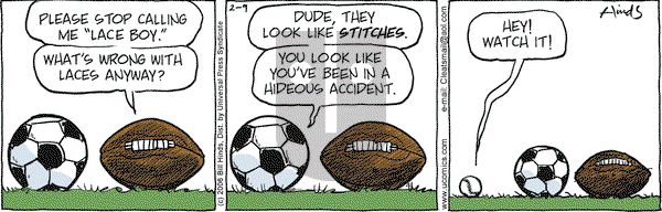Cleats on Thursday February 9, 2006 Comic Strip