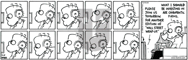 FoxTrot - Tuesday September 15, 1998 Comic Strip