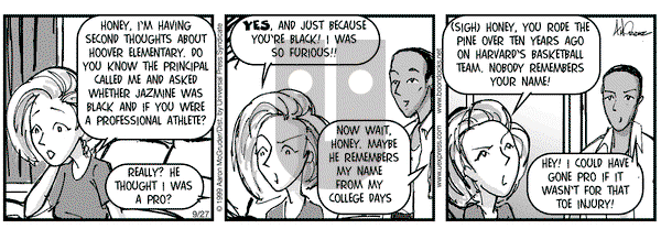 The Boondocks on Friday December 3, 1999 Comic Strip