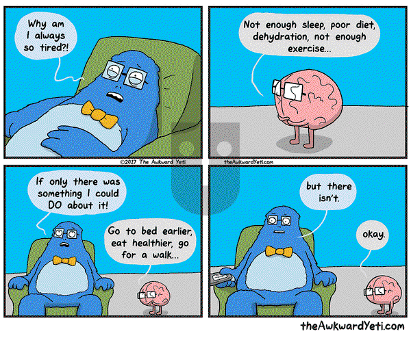 The Awkward Yeti on Wednesday May 17, 2017 Comic Strip