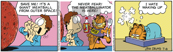 Garfield on Tuesday July 6, 2004 Comic Strip
