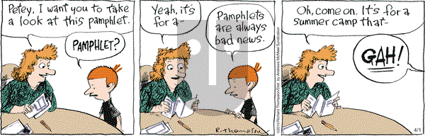 Cul de Sac on Tuesday April 1, 2025 Comic Strip