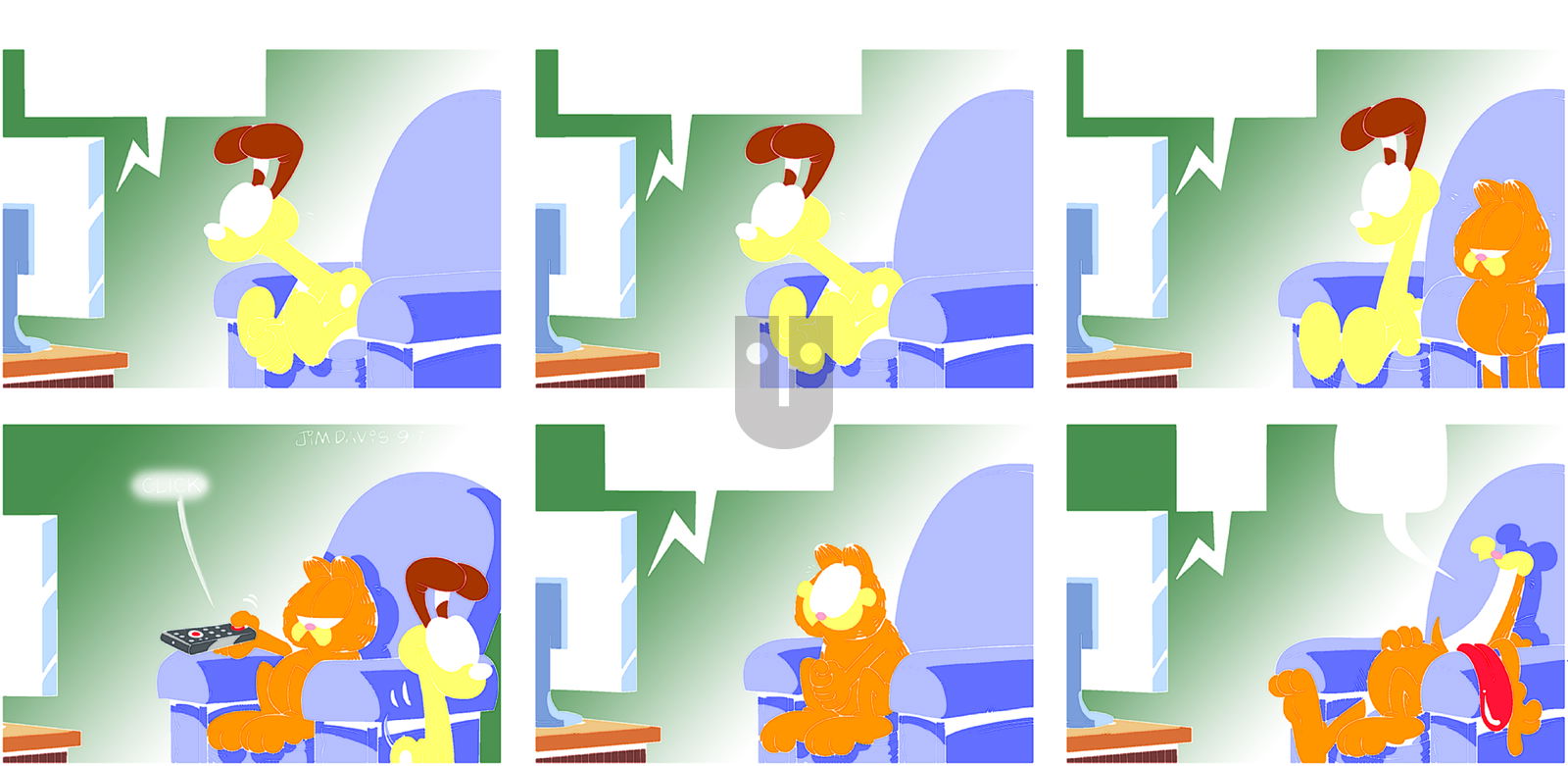 Garfield on Sunday September 7, 2014 Comic Strip