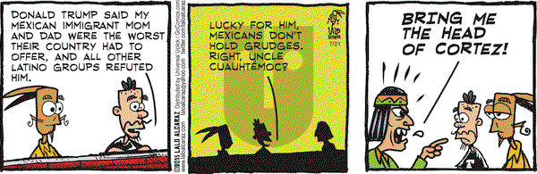 La Cucaracha - Tuesday July 21, 2015 Comic Strip