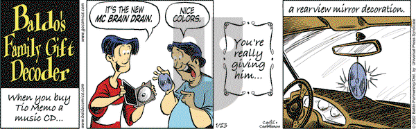 Baldo on Tuesday January 23, 2007 Comic Strip