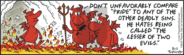 Frank and Ernest on Thursday August 11, 2016 Comic Strip