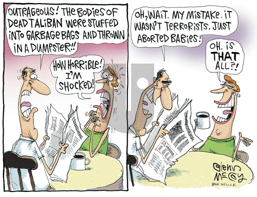 Glenn McCoy on Monday January 16, 2012 Comic Strip