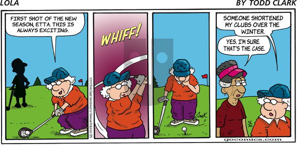 Lola on Sunday April 10, 2016 Comic Strip