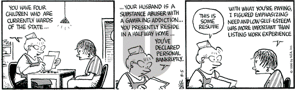 Betty on Monday August 5, 1996 Comic Strip