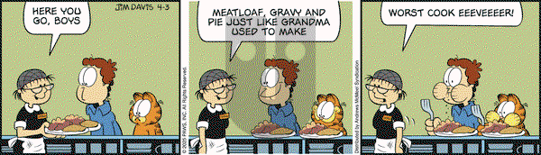 Garfield on Thursday April 3, 2025 Comic Strip