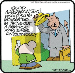 Ziggy on Tuesday January 12, 2016 Comic Strip