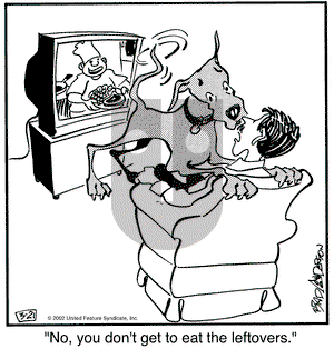 Marmaduke - Thursday March 21, 2002 Comic Strip
