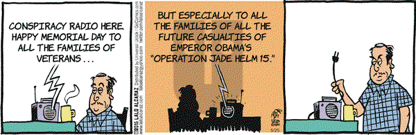 La Cucaracha on Monday May 25, 2015 Comic Strip