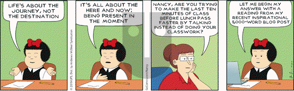 Nancy on Wednesday October 23, 2019 Comic Strip