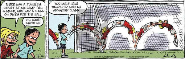 Cleats on Friday August 26, 2005 Comic Strip