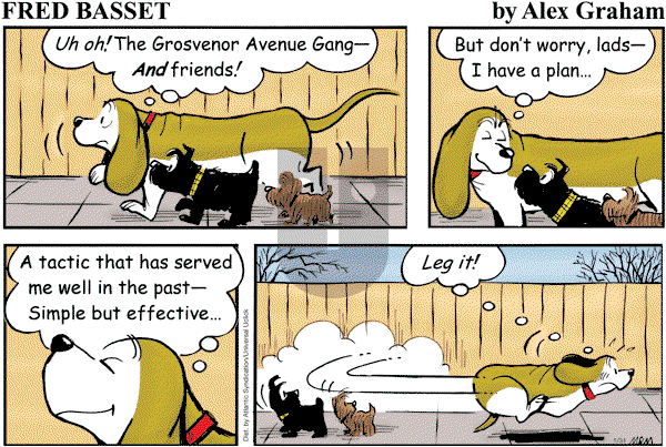 Fred Basset on Sunday January 31, 2010 Comic Strip