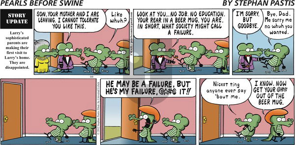 Pearls Before Swine on Sunday September 9, 2012 Comic Strip