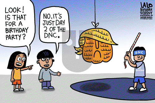 Lalo Alcaraz on Wednesday August 21, 2024 Comic Strip