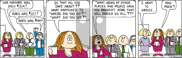 Cathy Classics - Wednesday July 18, 2012 Comic Strip