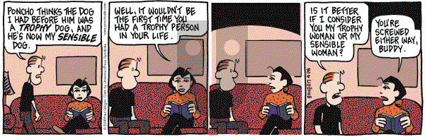 Pooch Cafe on Friday April 28, 2006 Comic Strip