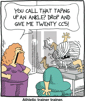 In the Bleachers on Friday October 11, 2019 Comic Strip