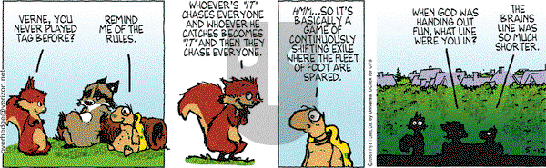 Over the Hedge on Tuesday May 10, 2016 Comic Strip