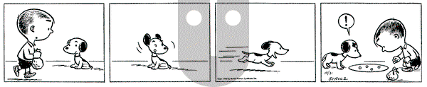 Peanuts - Tuesday October 31, 1950 Comic Strip