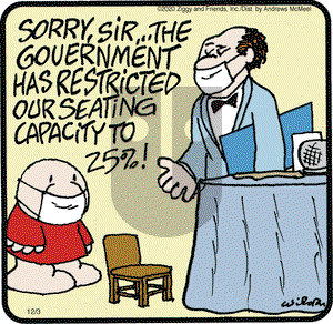 Ziggy on Thursday December 3, 2020 Comic Strip