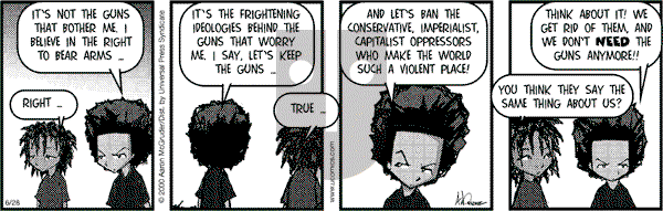 The Boondocks on Wednesday January 29, 2014 Comic Strip