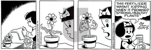Nancy on Wednesday November 8, 2000 Comic Strip