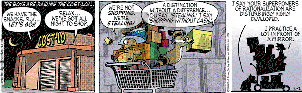 Over the Hedge on Monday February 2, 2015 Comic Strip