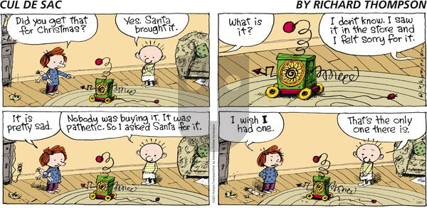 Cul de Sac on Sunday December 31, 2017 Comic Strip