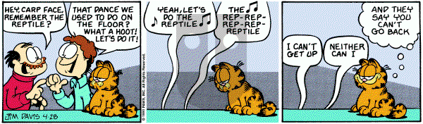 Garfield on Saturday April 28, 1990 Comic Strip