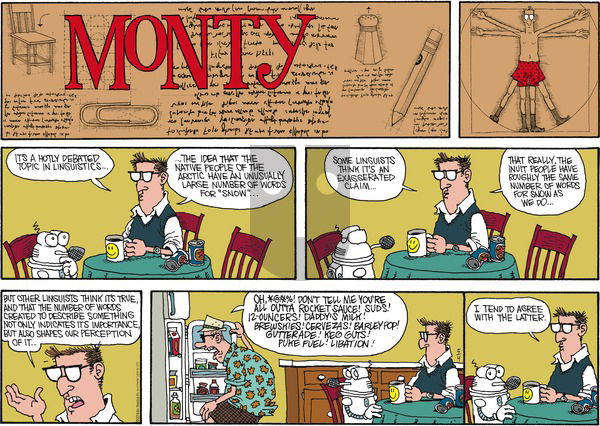 Monty on Sunday May 4, 2014 Comic Strip