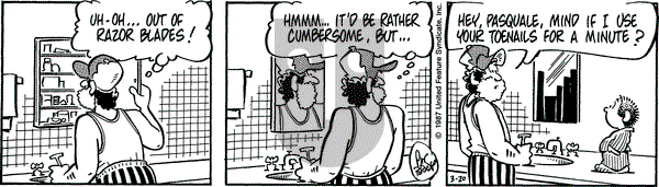 Rose is Rose on Friday March 20, 1987 Comic Strip