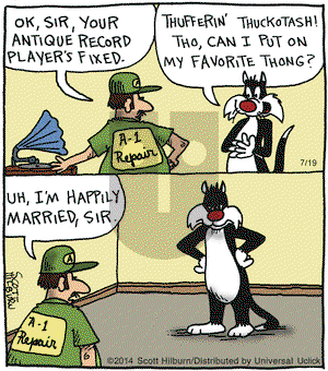The Argyle Sweater on Saturday July 19, 2014 Comic Strip