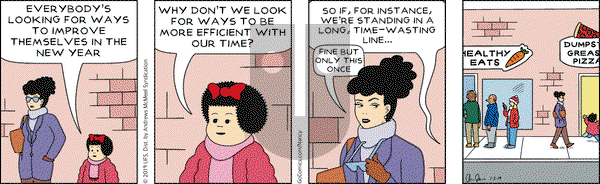 Nancy on Thursday January 3, 2019 Comic Strip