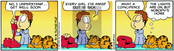 Garfield on Saturday September 19, 1998 Comic Strip