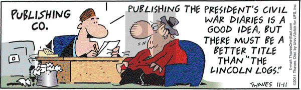 Frank and Ernest on Friday November 11, 2011 Comic Strip