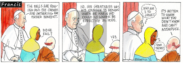 Francis - Wednesday January 4, 2023 Comic Strip